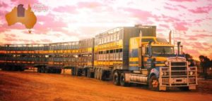 澳洲内陆的卡车运输巨无霸-公路列车