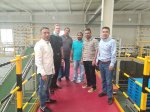 Omani Tyre Client RSM with Omani Officials visiting Jinyu Factory on April 2018