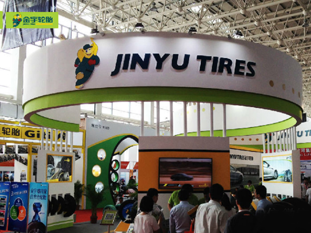 Jinyu Tyres in African Tyre Exhibision 