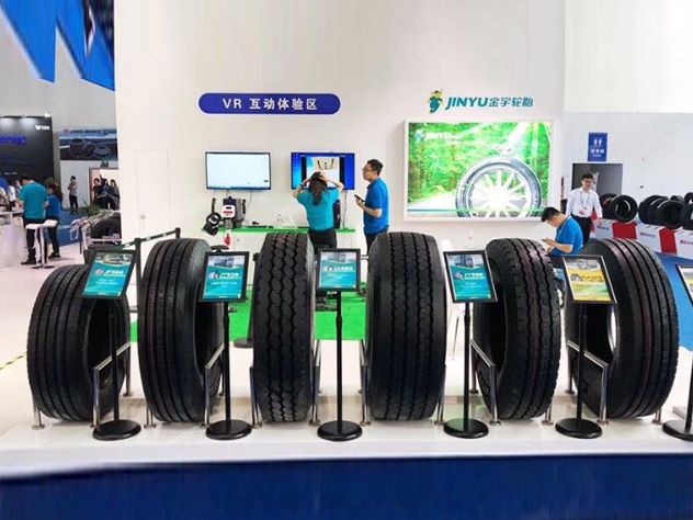  Jinyu Tyres in China Tyre Exhibition 