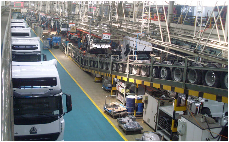 Sinotruk Trucks Manufacturing Workshop