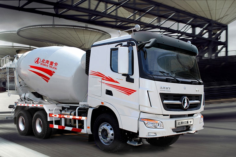 China Beiben Heavy Duty Mixer Construction Trucks Manufacturer Germany Benz Truck Technology